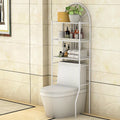 3-Shelf Over-the-Toilet Bathroom Space Saver with Towel Storage