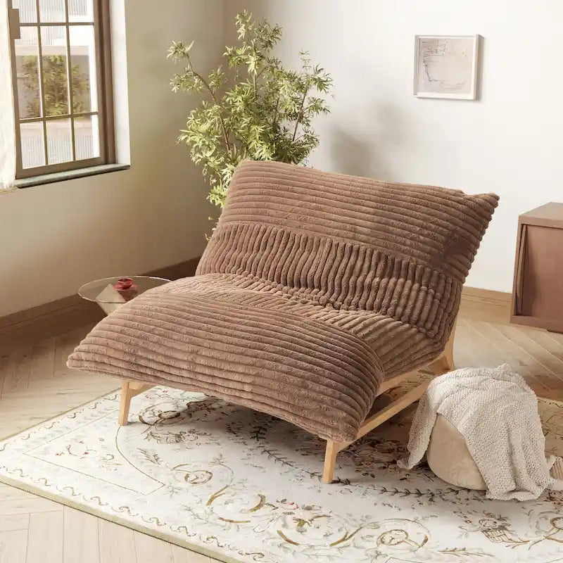 Fauteuil lounge pouf