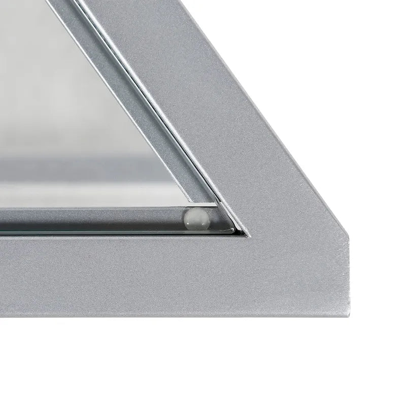 55-Inch Modern Console Table with Glass Top