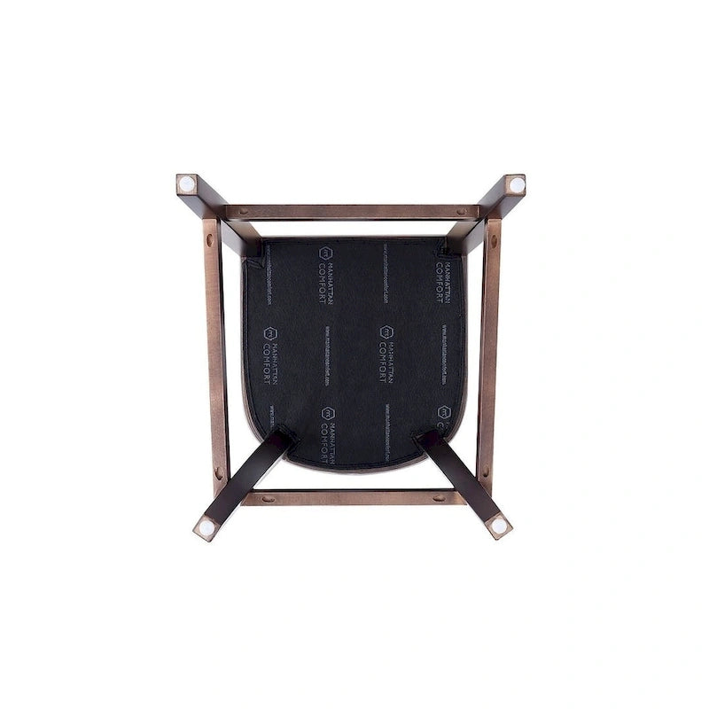 41 in. Walnut Beech Wood Bar Stool (Set of 3)