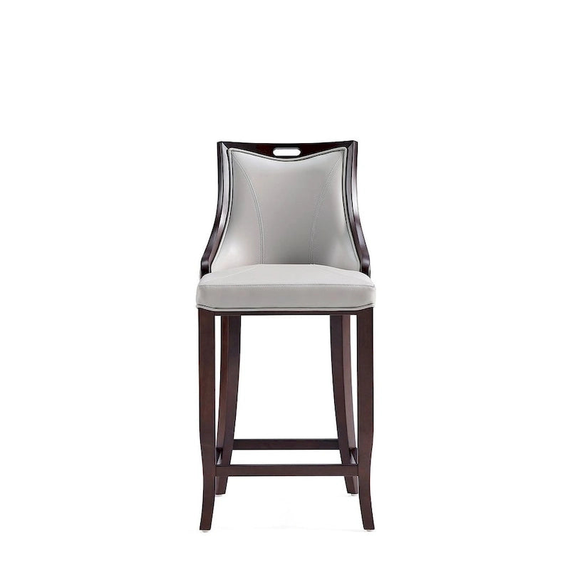 41 in. Walnut Beech Wood Bar Stool (Set of 3)