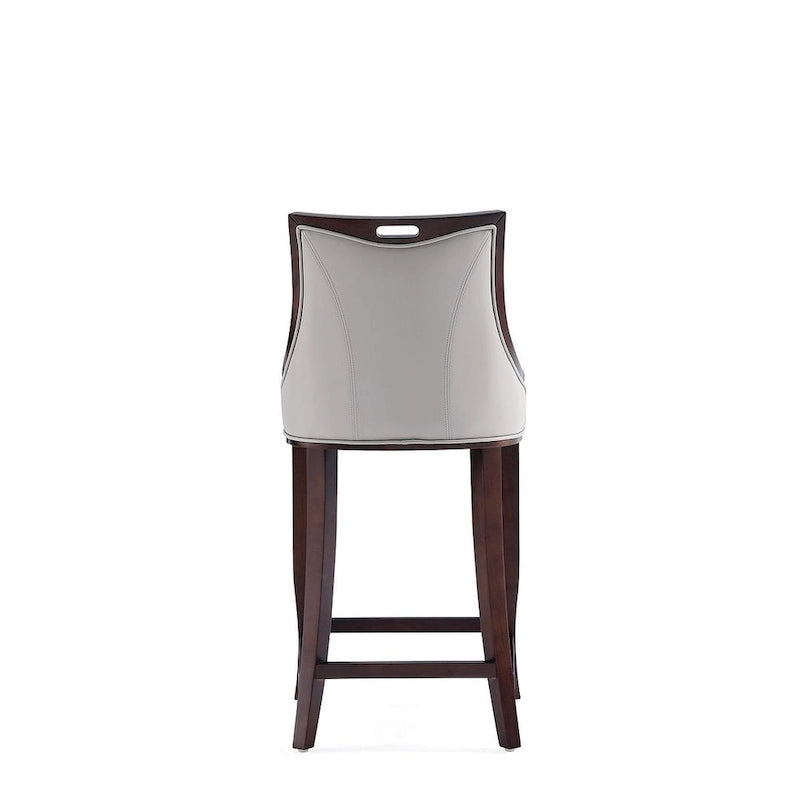 41 in. Walnut Beech Wood Bar Stool (Set of 3)
