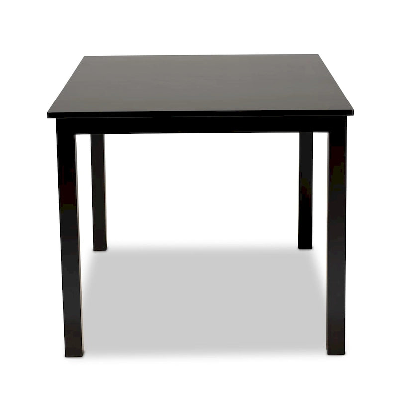 Modern Espresso Finished Wood Rectangular Dining Table