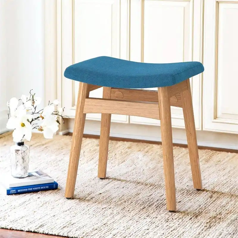 Saddle Cushion Vanity Stool