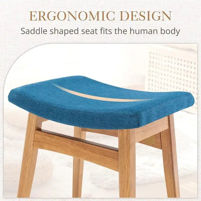 Saddle Cushion Vanity Stool