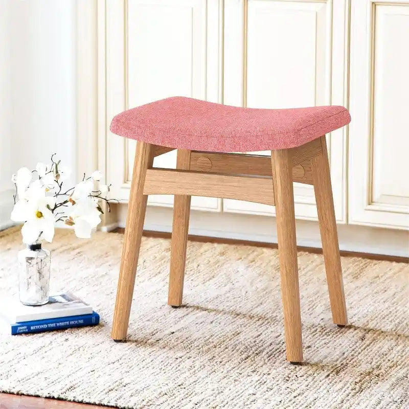 Saddle Cushion Vanity Stool