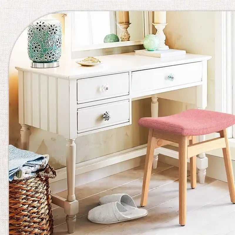 Saddle Cushion Vanity Stool