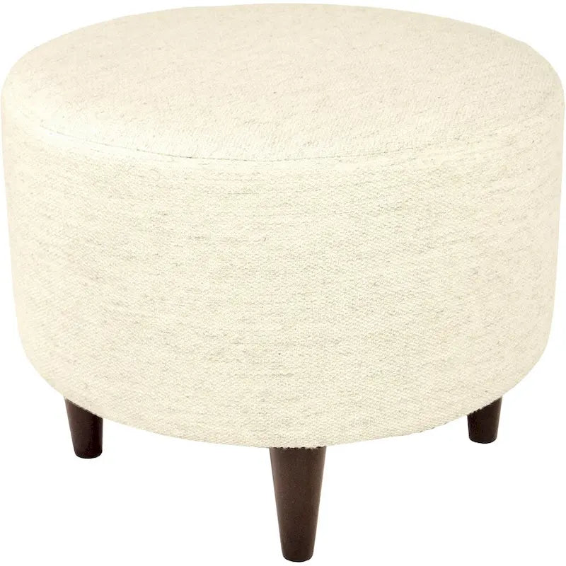 Round Upholstered Ottoman