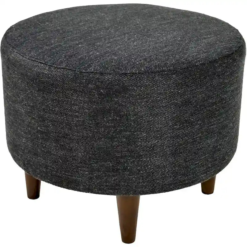 Round Upholstered Ottoman