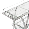 Industrial Bar Cart Kitchen Bar&Serving Cart for Home with Wheels