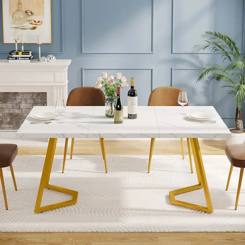 55-Inch Rectangular Dining Table