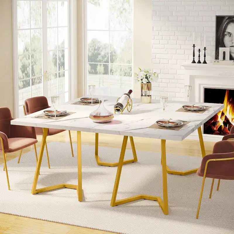 55-Inch Rectangular Dining Table