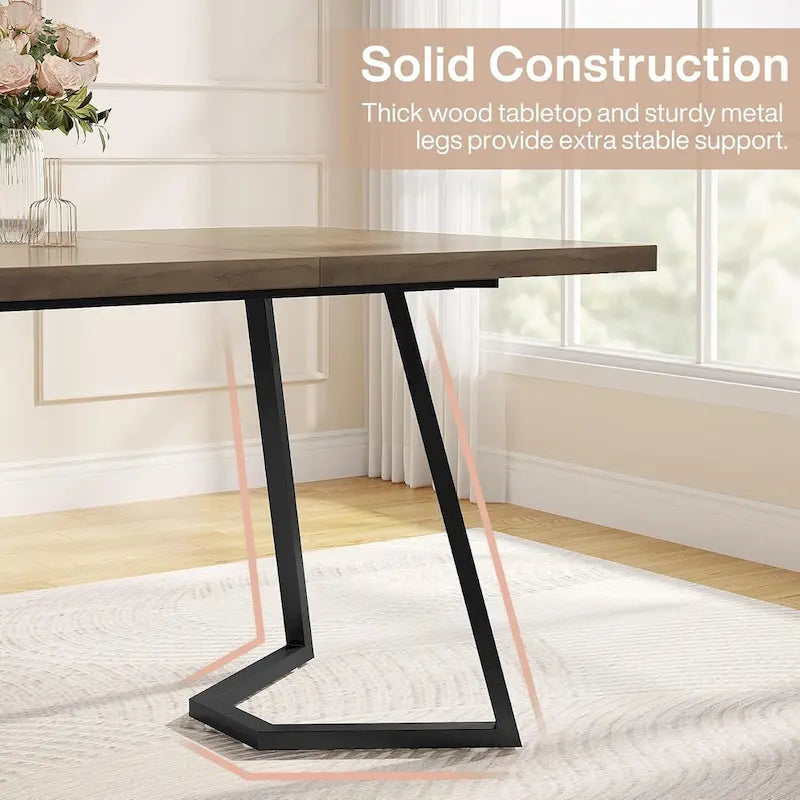 55-Inch Rectangular Dining Table