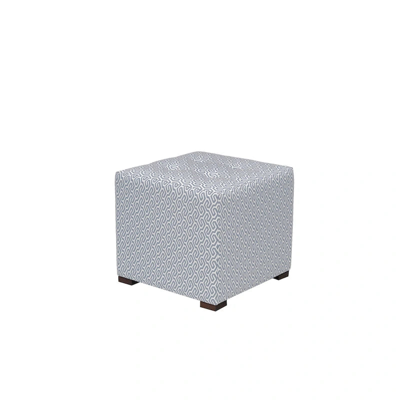 Traditional Square Button Tufted Ottoman