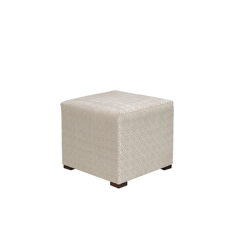 Traditional Square Button Tufted Ottoman