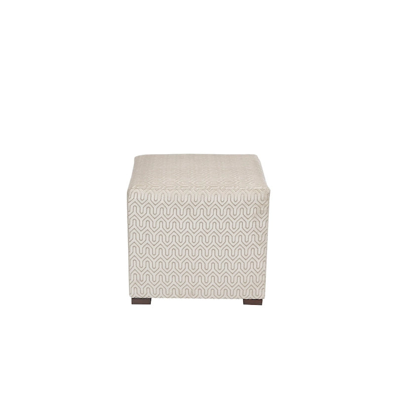 Traditional Square Button Tufted Ottoman