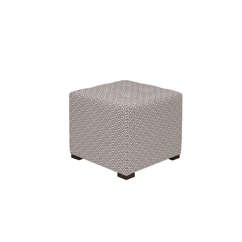 Traditional Square Button Tufted Ottoman