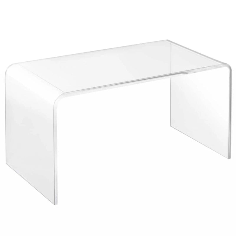 Clear Acrylic Waterfall Coffee Table - 32L x 16W x 16H